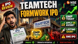 TeamTech Formwork Solutions IPO Review | GMP, Analysis & Apply or Avoid? Hindi @TeamTechFormwork