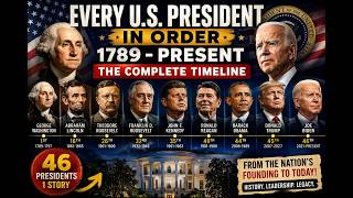 The Complete Timeline of American Leaders (1789–Present)Present)#USPresidents #AmericanHistory