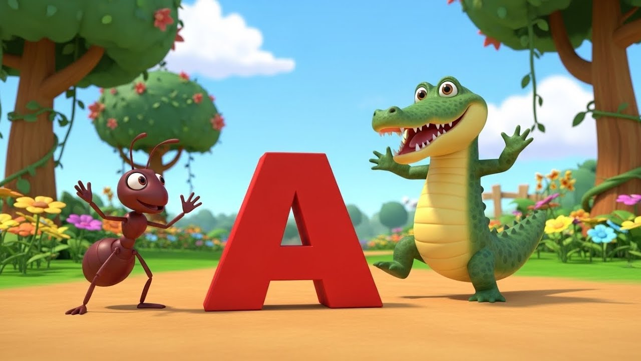 ABC Animals Parade | kids nursery rhymes | Baby Song, Alphabet & Animal Cartoon 🐵🦁🐼