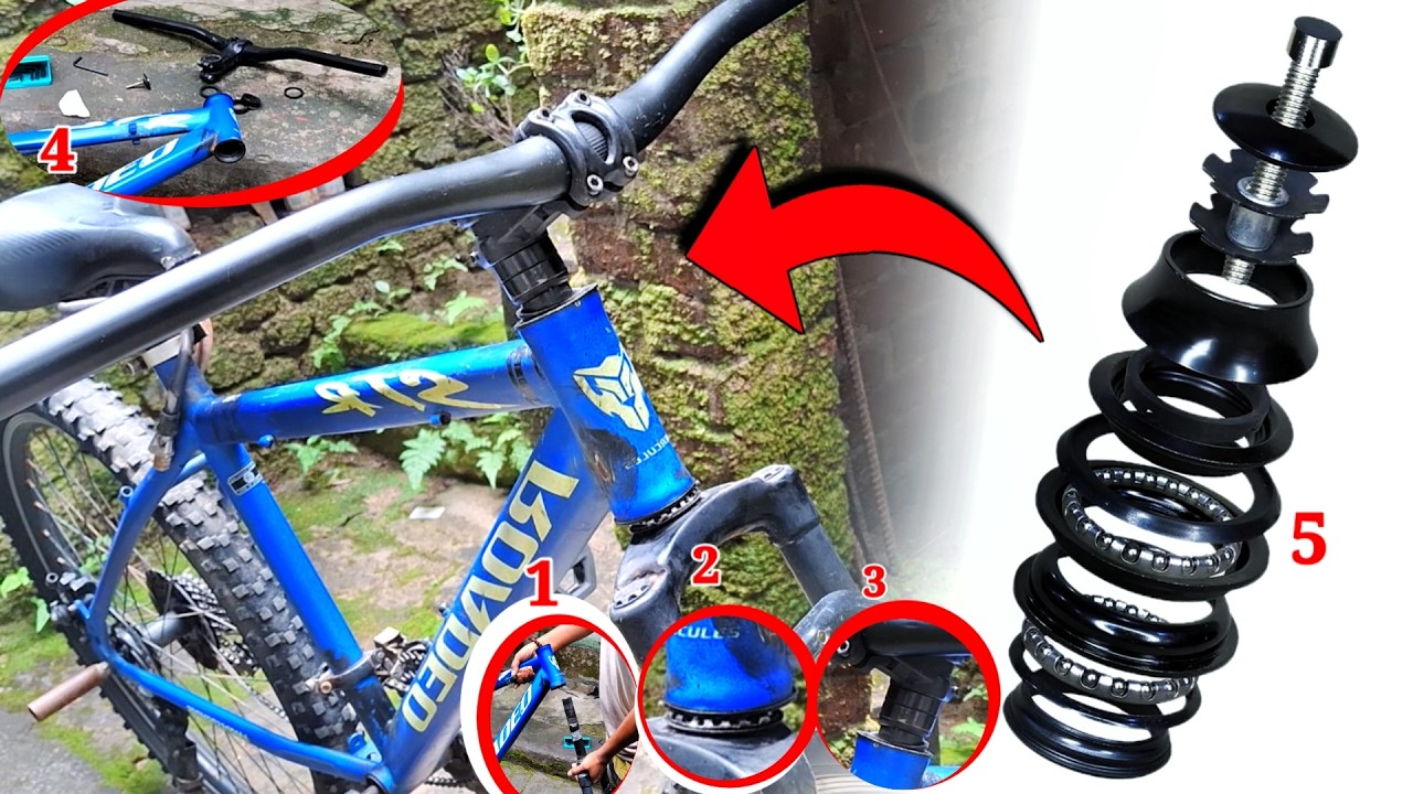How To Install Threadless Handset in Mtb Gear Cycle | New Handset | easy Install At Home