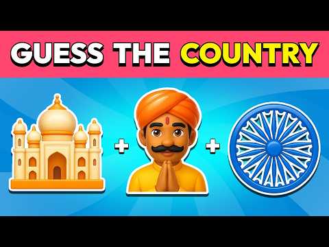 Can You Guess the Country by Landmark Emojis? 🌍🤔 | 40 Levels Quiz