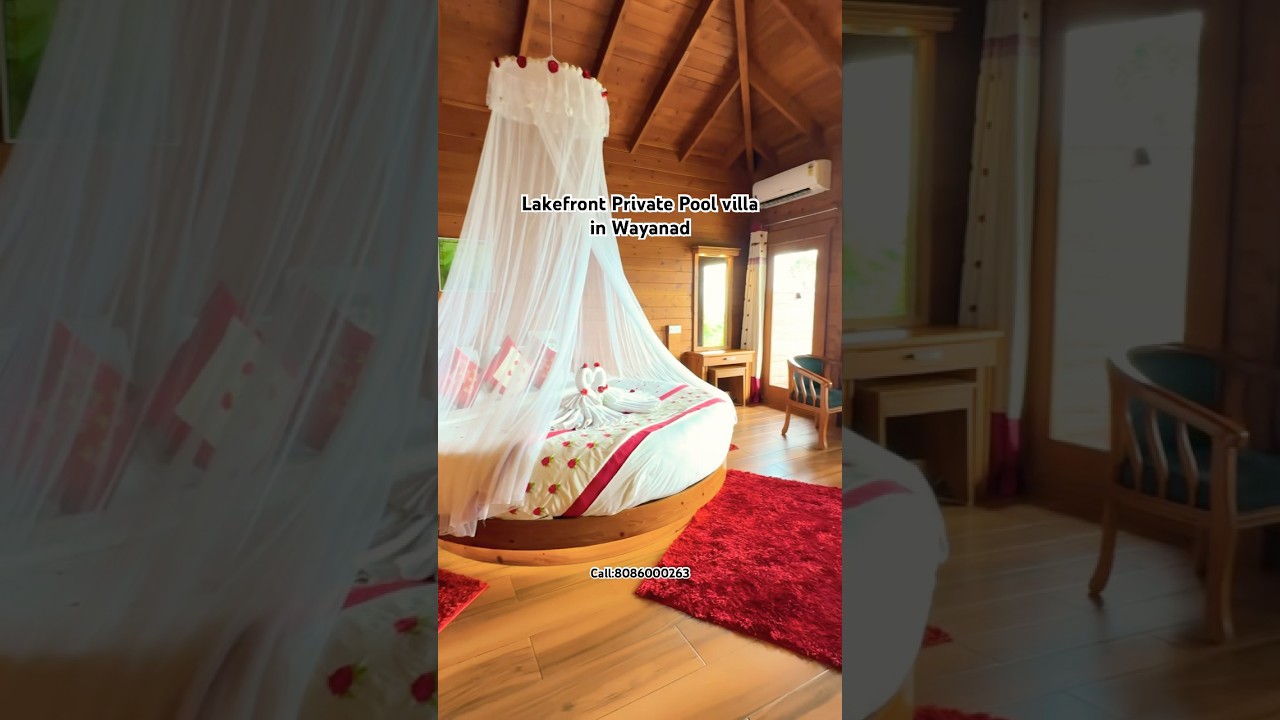 Lakefront Private Pool villa in WAYANAD | RESORTS IN WAYANAD | call : 8086000263