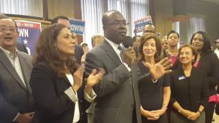 Buffalo N.Y. Mayor Byron Brown opens New Campaign Office (Excerpts)