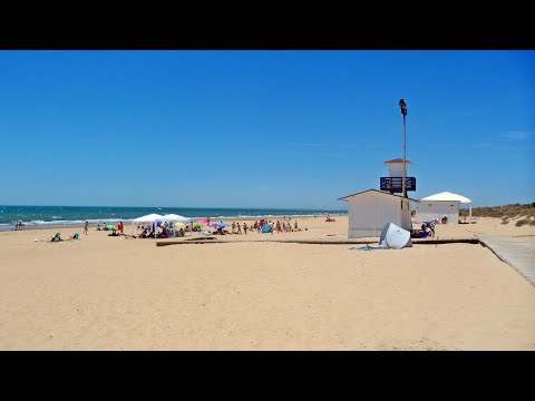 Playa de Punta Umbria em Huelva (Espanha)