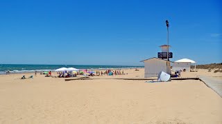 Playa de Punta Umbria em Huelva (Espanha)