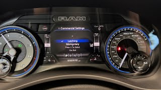 2022 RAM 3500 Cummins Horn Honk Feature Disabled