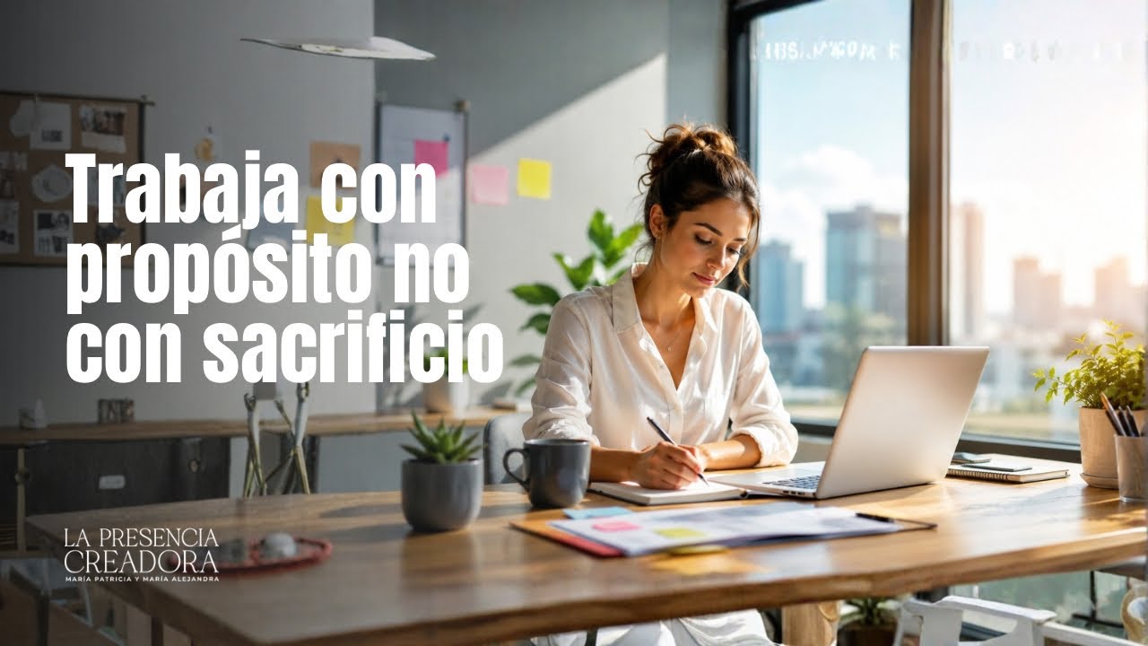 Trabaja con propósito no con sacrificio