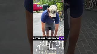 How Ordinary Concrete Turns Into Expensive Stone! 🤯 #Shorts