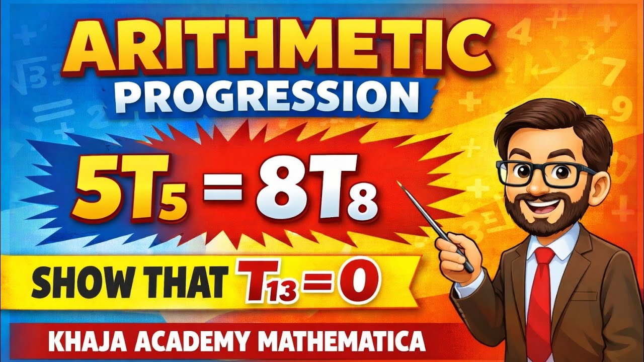 If 5 times the 5th term of an AP is equal to 8 times the 8th term, show that the 13th term is zero