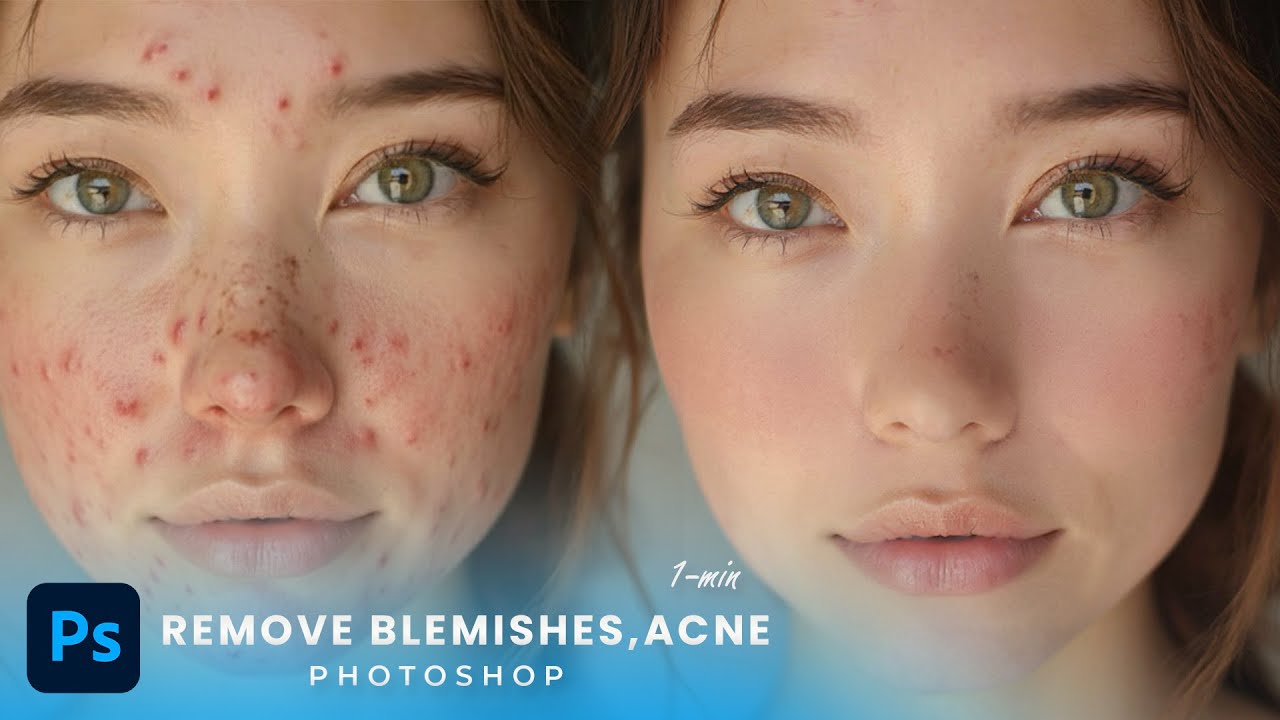 Remove Blemishes & Pimples FAST in Photoshop (Beginner Friendly)