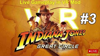 #3 Indiana Jones and the Great Circle VR Mod / 8K VR Headset / RTX 5090 PC / Live VR Gameplay! screenshot 5