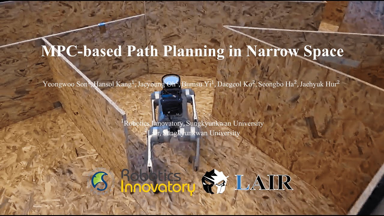 MPC-based Path Planning in Narrow Space Demo Video - YouTube