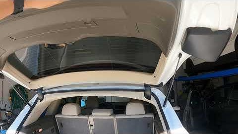 How to adjust tailgate height on AUDI Q5