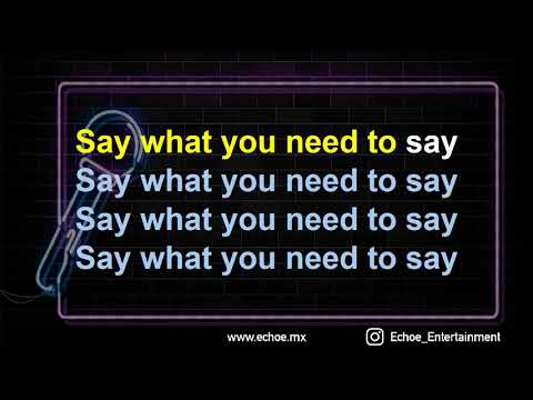 John Mayer Say Versión Karaoke 