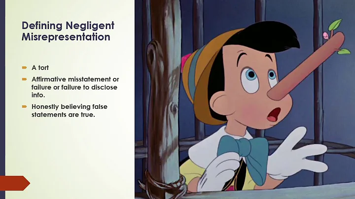 Negligent Misrepresentation