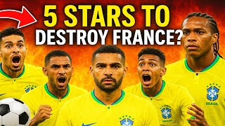 Brazil vs France & Croatia: Which 5 Stars Will Terrify the Opponents?