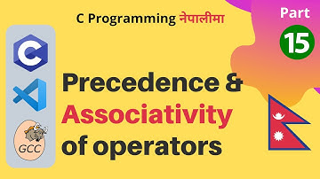 Precedence and Associativity of Operators | C Programming Tutorials in Nepali #15