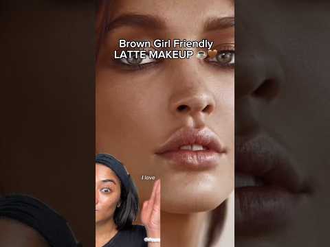 Brown girl friendly LATTE MAKEUP (basically bronze soft glam) 🤣🤎 products pinned in the comments