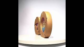 Crystal trophy customization: wooden awards for outstanding employees, competition prizes, pandemic