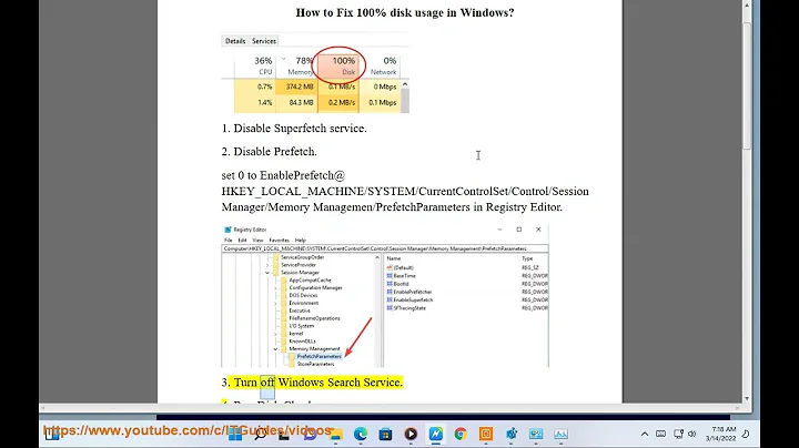 Fix 100% disk usage in Windows 11/10/8/7/Vista/XP SP3