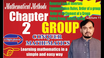 #Chapter 2(Group) Mathematical Method