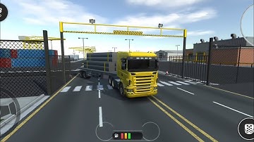 DRIVE SIMULATOR 2024 ‼️TRUCK SCANIA LOGISTICS METAL BEAMS