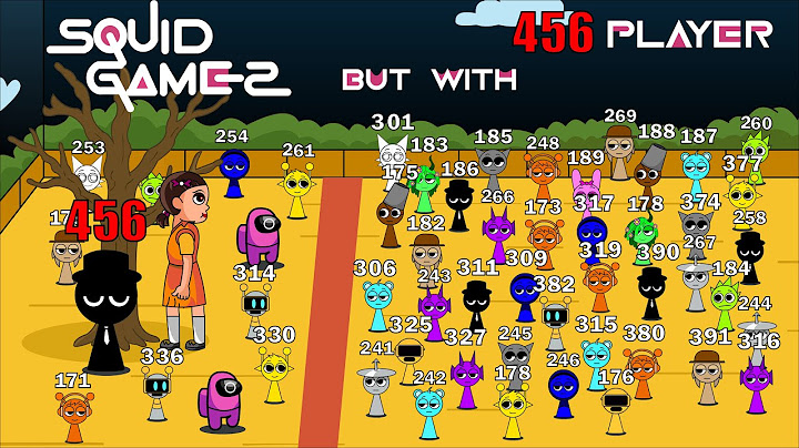 Incredibox Sprunki Squid Game, But With 456 Players