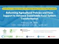 Reforming agricultural policies and farm support to advance sustainable food system transformation