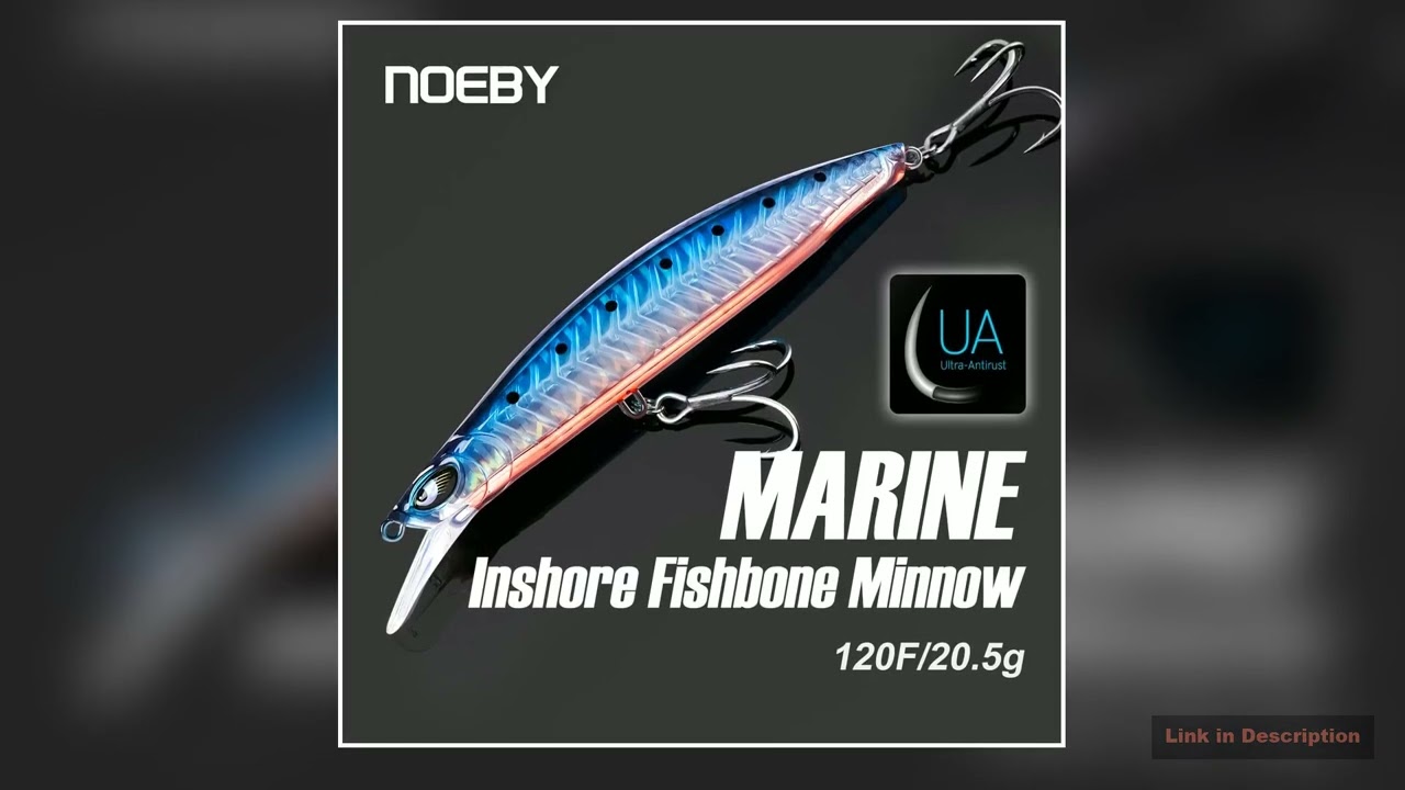 NOEBY Marine Jerkbait Fishing Lure 120mm 205g Artificial Baits Floating Minnow Inshore Thicker