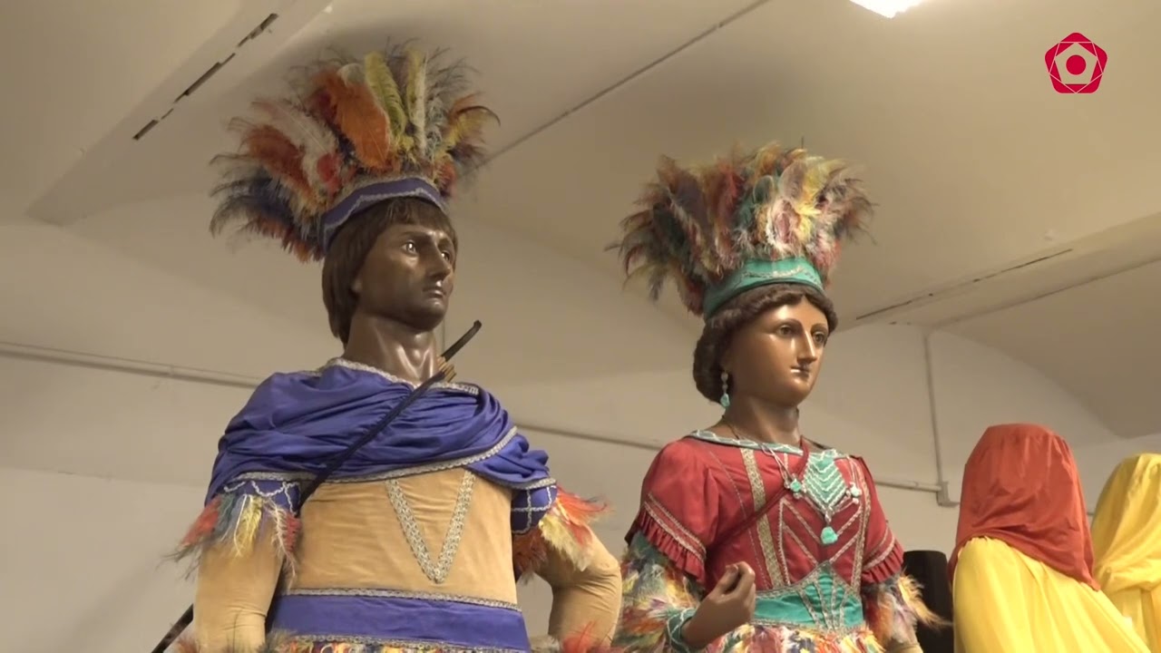 El Gegant Indi, a punt per a Corpus