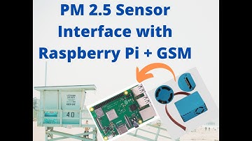 PM 2.5 Sensor Interface with Raspberry Pi | Gas Sensor | Raspberry pi projects