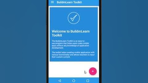BuildmLearn | GSoC | VideoCollectionTemplate App | Demo