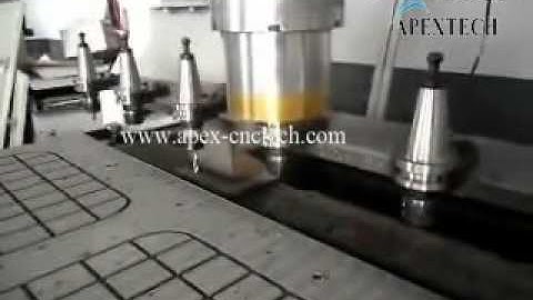 jinan apextech linear ATC cnc router with 8 changing tools