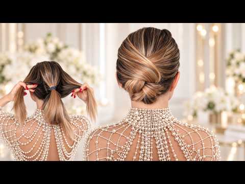Easy Updo for Short to Medium Hair