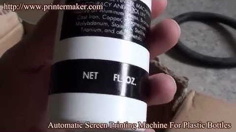 Automatic Screen Printing Machine For Plastic Bottles