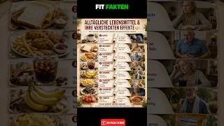 Alltägliche Lebensmittel &amp; ihre versteckten Effekte 😳🍽️