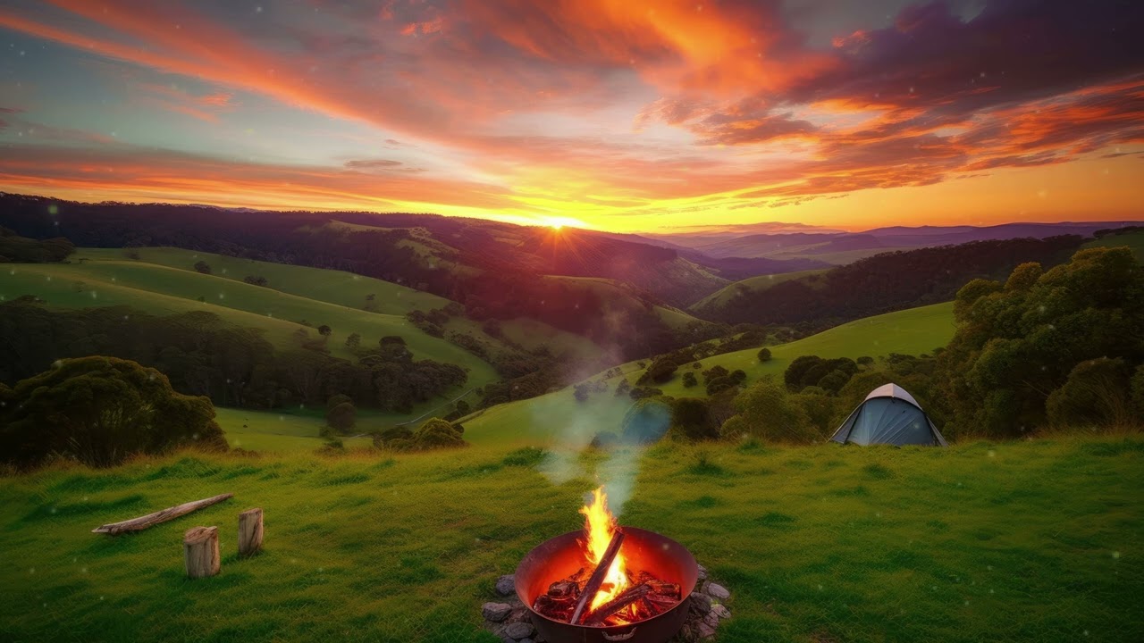 Tranquility Among the Hills Camping with Cozy Ambiance