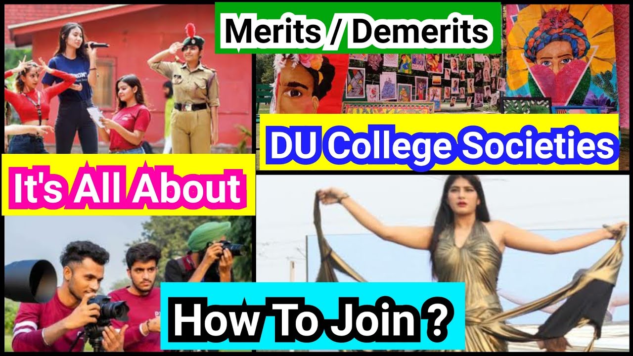 DU College Societies | All Information About DU Societies | Delhi University College Societies