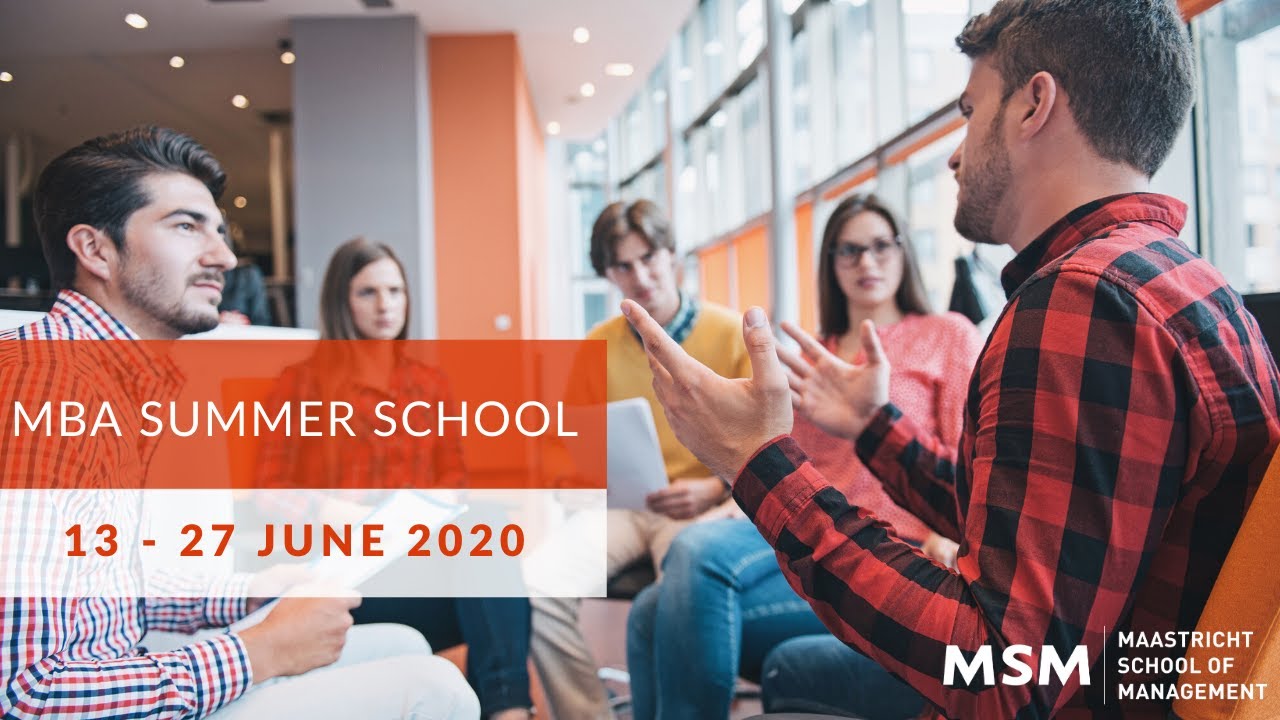 MBA Summer School | Maastricht School of Management
