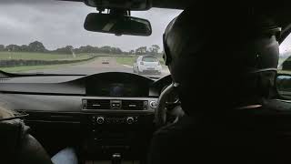 Car flips at  Lydden Hill track day just in front of me - E92 M3 6MT 4K cockpit view