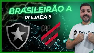 Dicas do Brasileirão no Rei do Pitaco - Rodada 5 B R