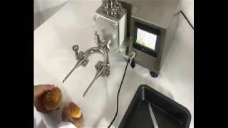 double-end Automatic Bread Filling injecting chocolate machine/bread core cream Injector