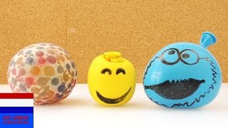 Orbeez-Bal, Emoji- En Koekiemonster-Stressbal Vergelijken