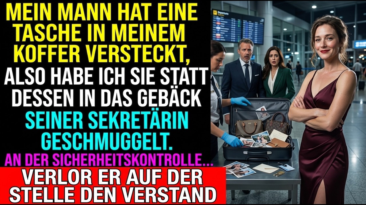 Mein Mann schmuggelte eine Tasche in meinen Koffer – ich tauschte sie mit der seiner Sekretärin.