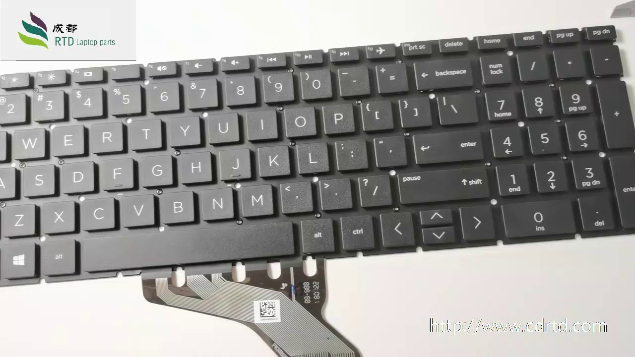 Tastiera HP Nuova Per Laptop Serie 15-da, 15-da000, 15-da1000, 15-da2000 - Nera US