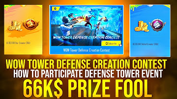 Wow Tower Defence Creation Contest | How to Make Wow Tower Defence Map | How to Submit Wow Event Map