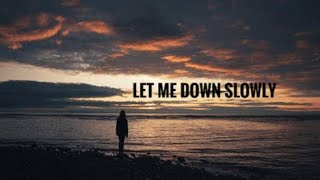 let me down slowly.(slowed + reverb) Resimi