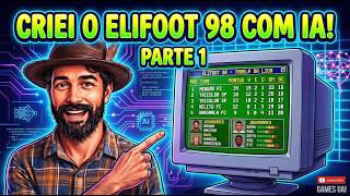 Tentei Recriar o Lendário ELIFOOT 98 no Gemini sem Saber Programar (DEU CERTO?) screenshot 1