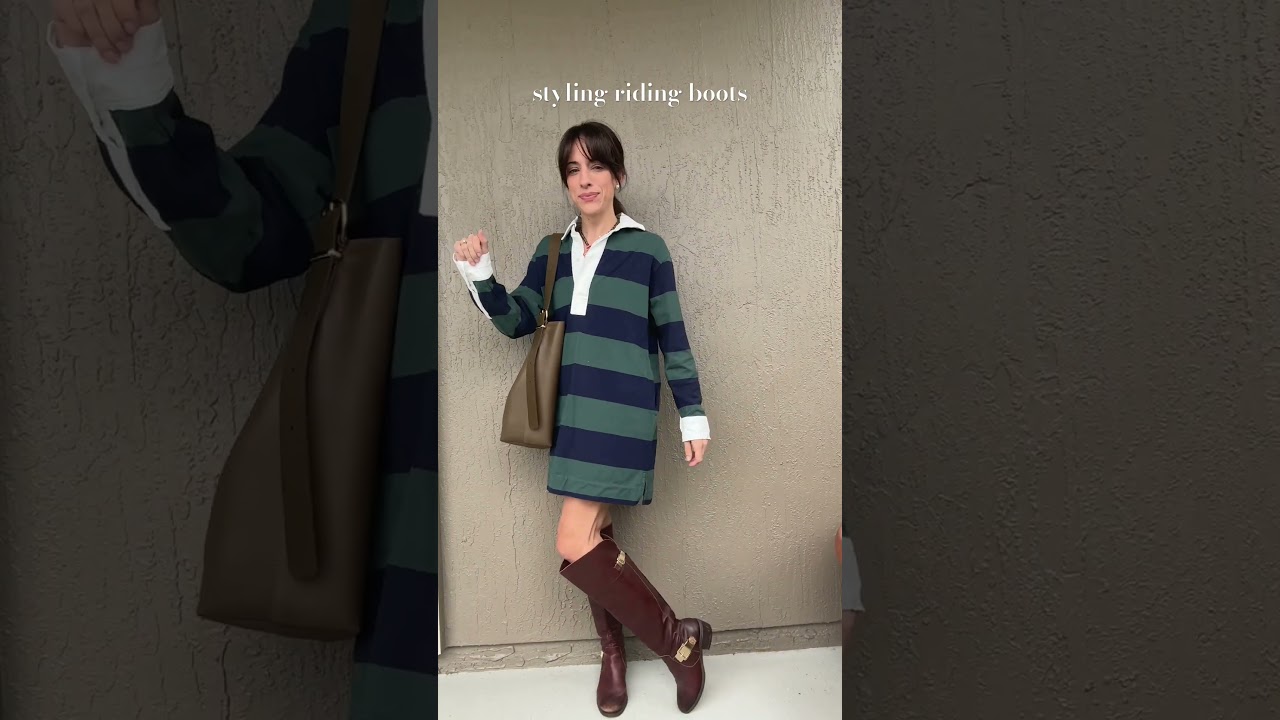 Styling vintage riding boots for fall. 