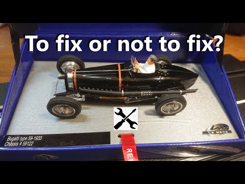 Bugatti Type 59 - Le Mans Miniatures - Repair